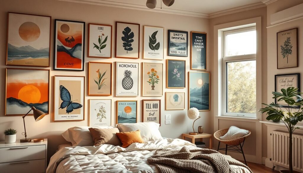 Bedroom wall posters interior design Bedroom wall posters interior design