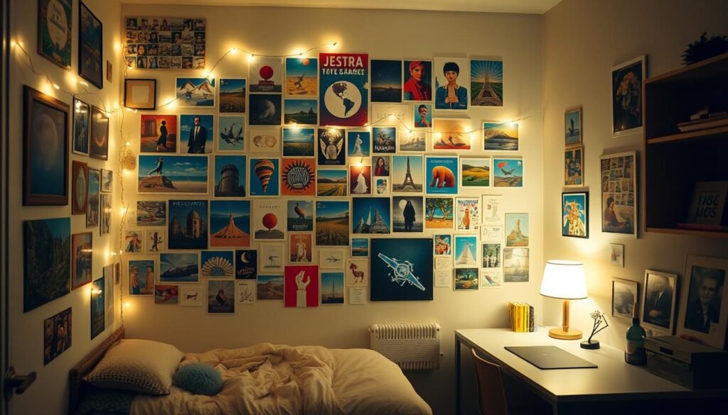 Personalized gallery wall with small room posters Personalized gallery wall with small room posters