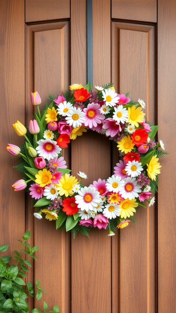 24 DIY Renovation Projects to Refresh Your Home for Every Season! - 2. Spring Refresh: Floral Wreaths