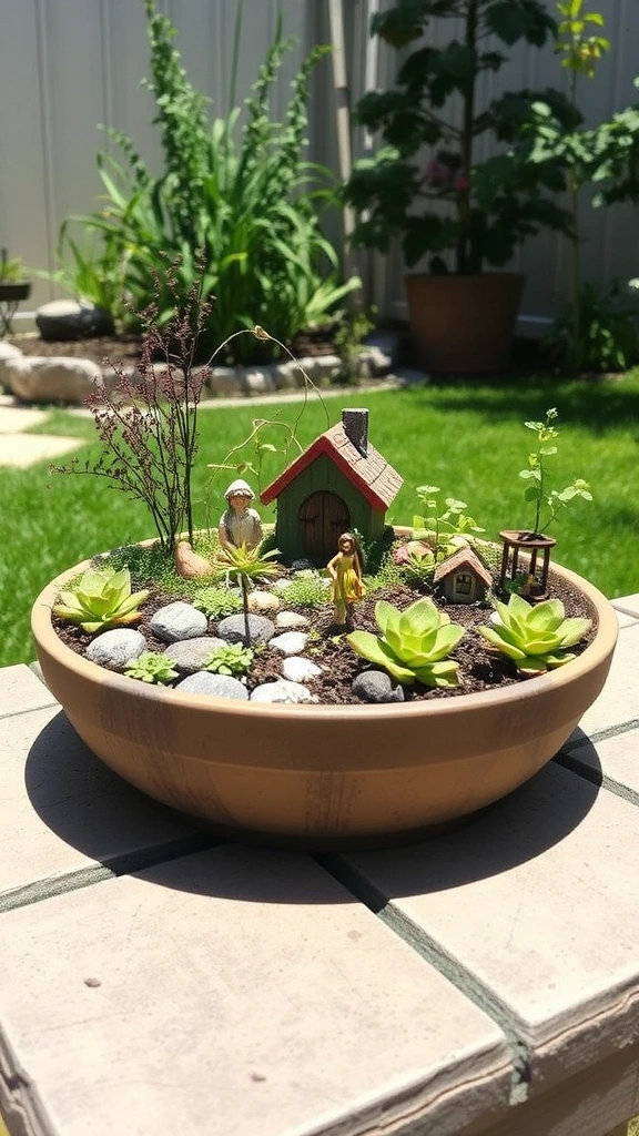 24 DIY Renovation Projects to Refresh Your Home for Every Season! - 23. Summer Glow: DIY Fairy Garden