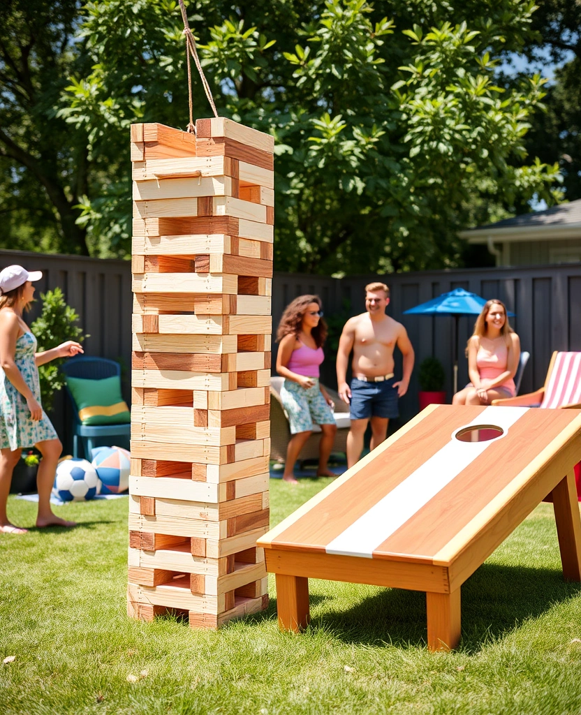 24 DIY Renovation Projects to Refresh Your Home for Every Season! - 7. Summer Fun: DIY Outdoor Games