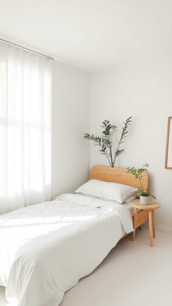 20 Chic Bedroom Ideas for Grown Women Living in Small Spaces (You’ll Love #8!) - 11. Minimalist Decor