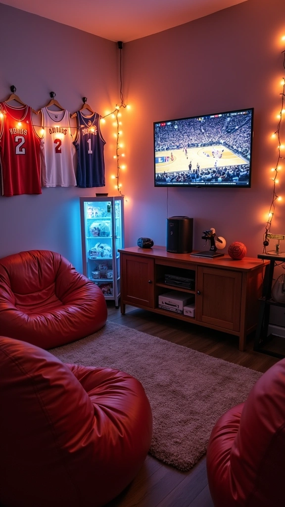 20 DIY Basketball Decor Projects Every Teen Boy Will Want to Try (You Won't Believe #6!) - 4. Basketball Game Night Setup
