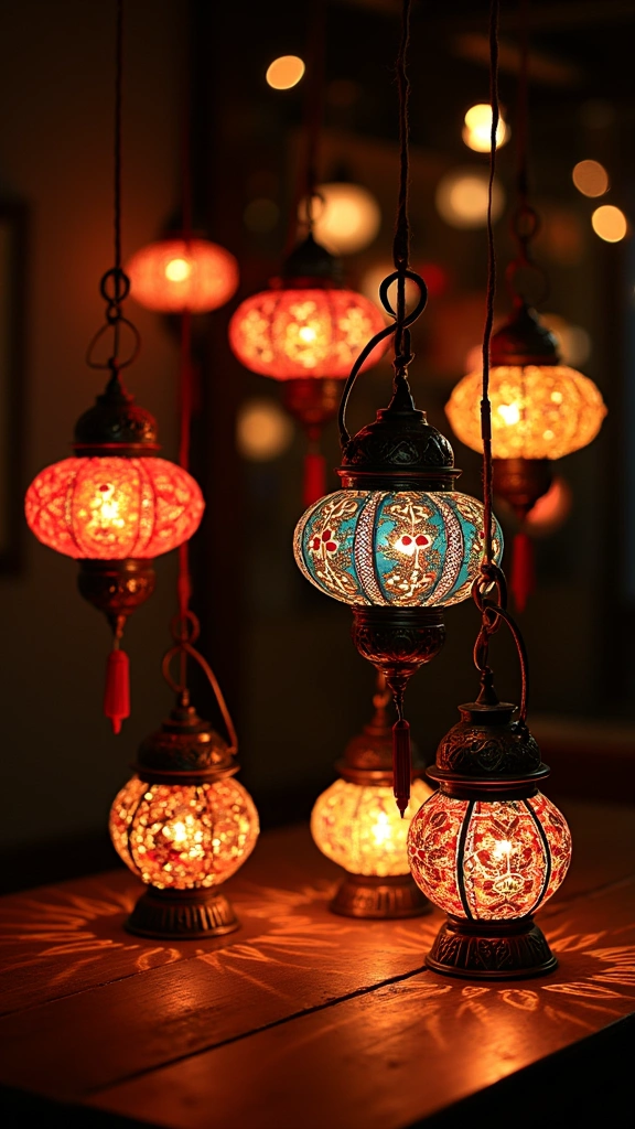 24 Cozy Ramadan Home Decor Ideas That Will Make Your Space Shine! - 1. Festive Lanterns