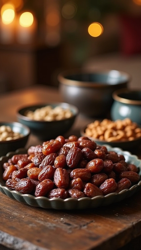 24 Cozy Ramadan Home Decor Ideas That Will Make Your Space Shine! - 13. Decorative Bowls and Trays
