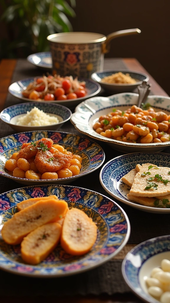 24 Cozy Ramadan Home Decor Ideas That Will Make Your Space Shine! - 15. Unique Serving Dishes