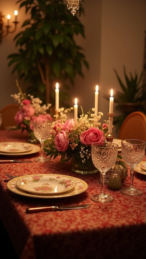 24 Cozy Ramadan Home Decor Ideas That Will Make Your Space Shine! - 2. Beautiful Table Settings