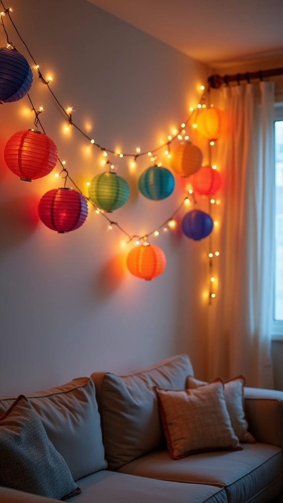 24 Cozy Ramadan Home Decor Ideas That Will Make Your Space Shine! - 7. Festive Garlands