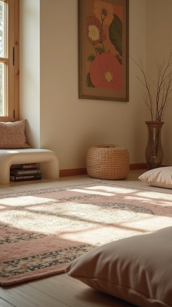 24 Cozy Ramadan Home Decor Ideas That Will Make Your Space Shine! - 8. Elegant Prayer Space