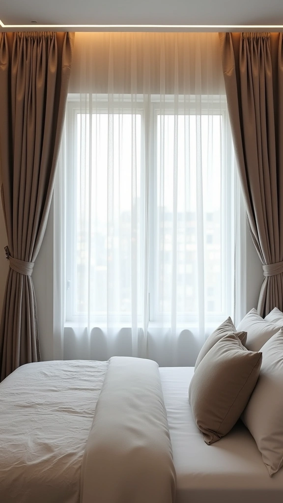 32 Stylish Elements for a Modern Teen Boy Bedroom Design - 20. Stylish Curtains