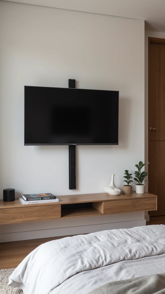 32 Stylish Elements for a Modern Teen Boy Bedroom Design - 31. Wall-Mounted TVs