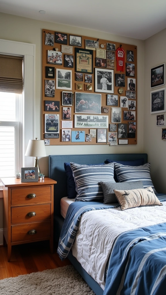 32 Stylish Elements for a Modern Teen Boy Bedroom Design - 4. Personalized Decor