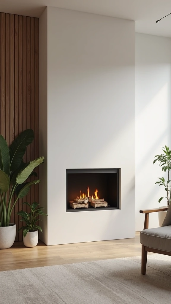 40 Contemporary Fireplace Designs That Will Transform Your Living Space (You Won't Believe #15!) - 1. Minimalist Elegance