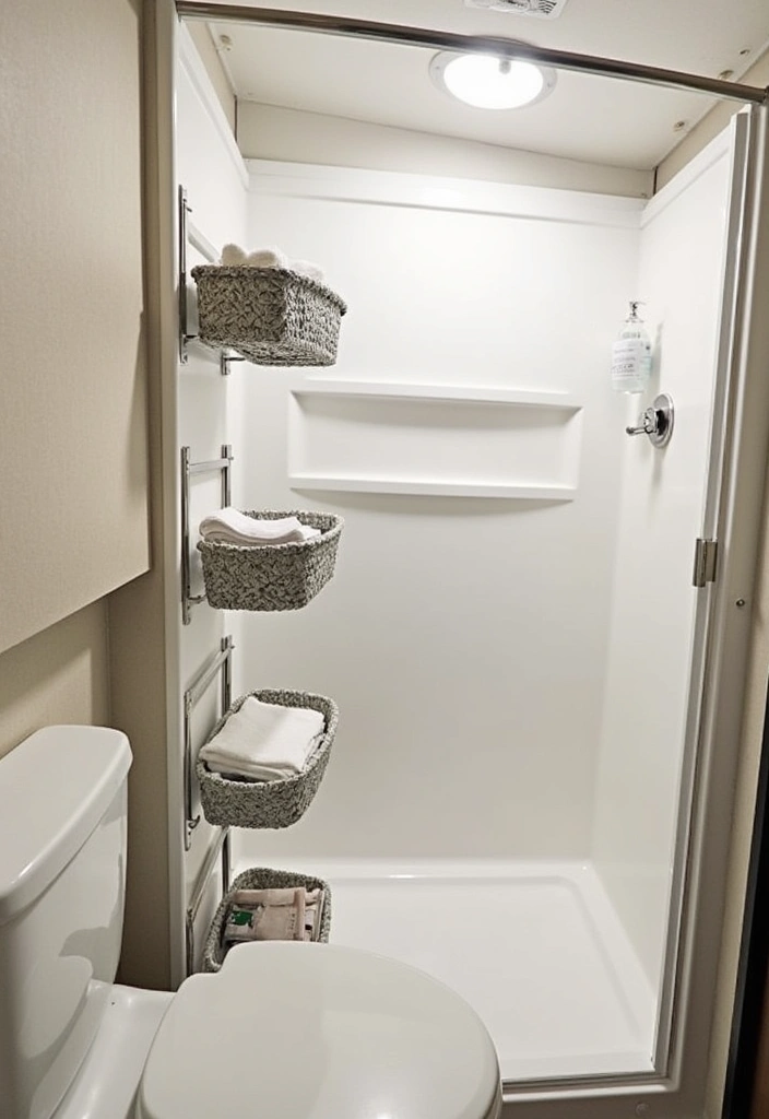 42 Brilliant RV Decorating Ideas to Maximize Your Tiny Space! - 10. Innovative Bathroom Solutions