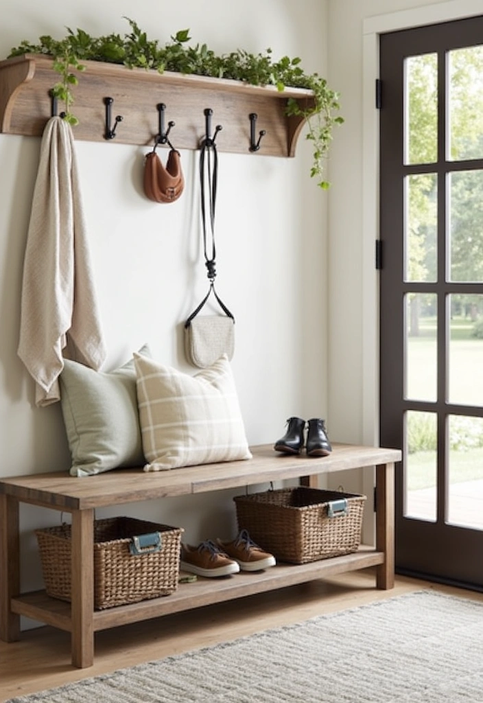 42 Brilliant RV Decorating Ideas to Maximize Your Tiny Space! - 18. Organized Entryway Solutions