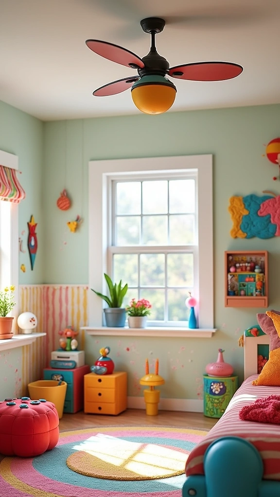 12 Fancy Ceiling Fans with Lights That'll Elevate Your Home Decor Game! - 6. Contemporary Globe Ceiling Fan
