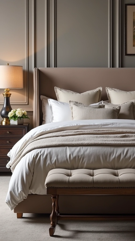 15 DIY Tricks to Layer Your Bedding Like a Pro (On a Budget!) - 13. Create a Focal Point with a Headboard