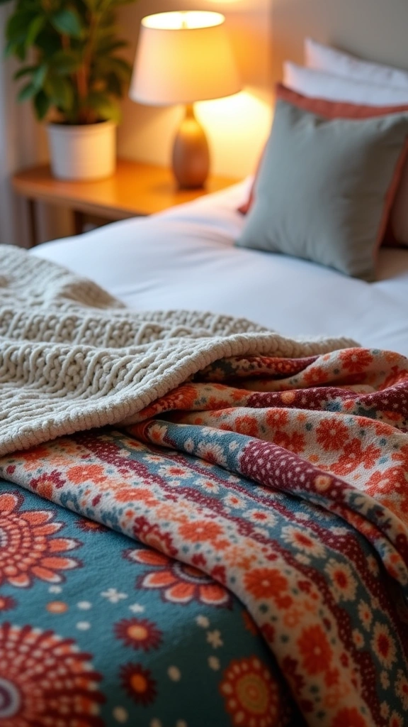 15 DIY Tricks to Layer Your Bedding Like a Pro (On a Budget!) - 3. Layering with Blankets