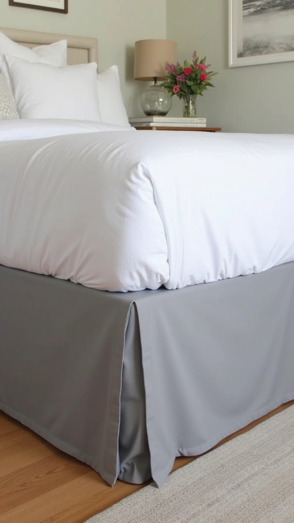 15 DIY Tricks to Layer Your Bedding Like a Pro (On a Budget!) - 5. Incorporate a Bed Skirt