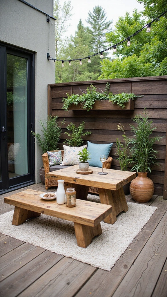 18 Deck Decorating Ideas That’ll Turn Your Space into a Dreamy Retreat! - 16. Sustainable Decor