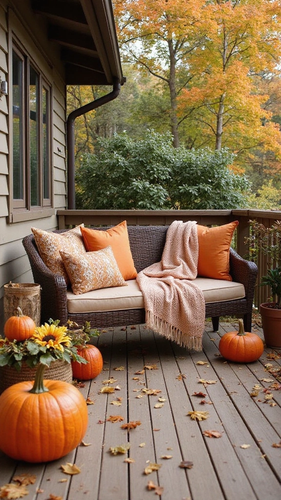 18 Deck Decorating Ideas That’ll Turn Your Space into a Dreamy Retreat! - 17. Seasonal Decor Changes