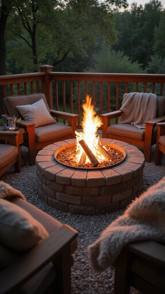 18 Deck Decorating Ideas That’ll Turn Your Space into a Dreamy Retreat! - 6. Fire Pit Fun