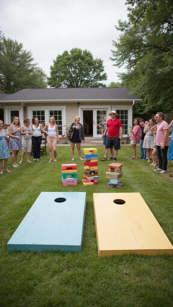 20 Budget-Friendly Backyard Ideas That Will Make You the Envy of the Neighborhood! - 9. Outdoor Games Corner