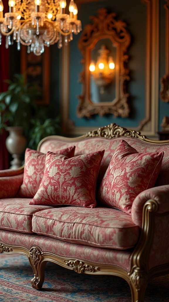 22 Textured Pillow Covers That Will Add Comfort and Style to Your Home (Wait Until You See #15!) - 12. Elegant Brocade