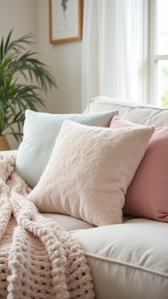 22 Textured Pillow Covers That Will Add Comfort and Style to Your Home (Wait Until You See #15!) - 16. Textured Chenille