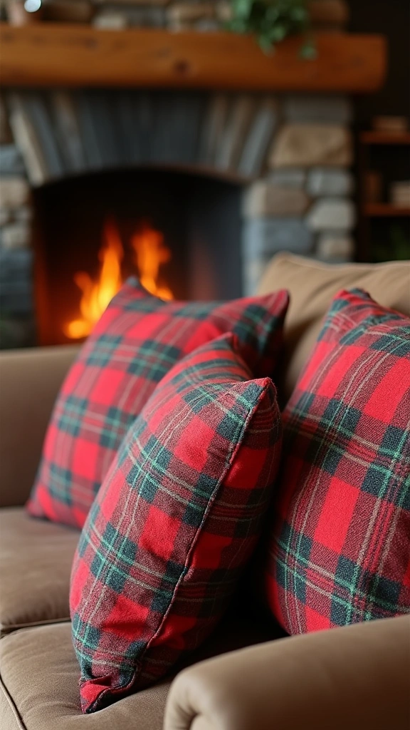 22 Textured Pillow Covers That Will Add Comfort and Style to Your Home (Wait Until You See #15!) - 17. Classic Tartan