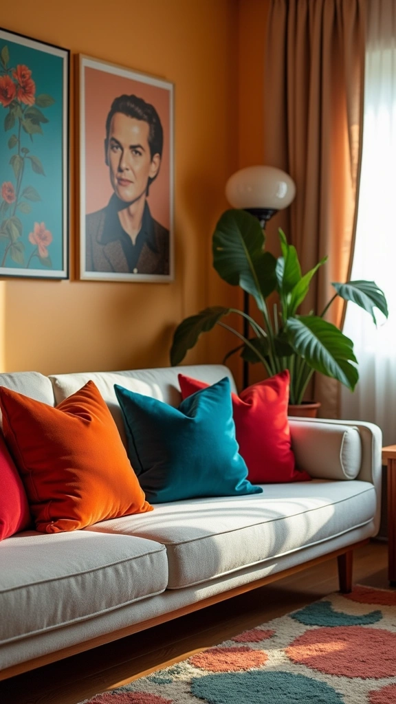 22 Textured Pillow Covers That Will Add Comfort and Style to Your Home (Wait Until You See #15!) - 19. Retro Velvet