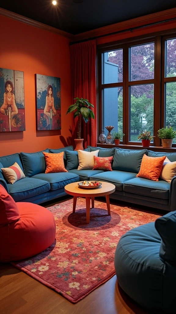 25 Creative Game Room Decor Ideas for Adults (Get Ready to Play!) - 15. Comfortable Seating Arrangements