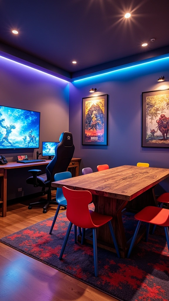 25 Creative Game Room Decor Ideas for Adults (Get Ready to Play!) - 3. Themed Gaming Zones