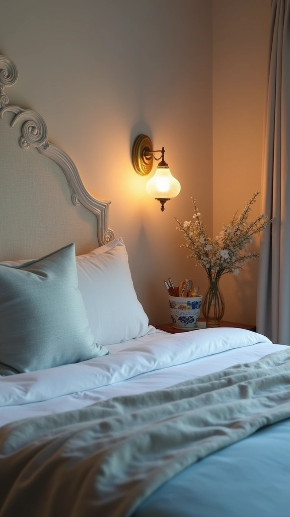 30 Cozy Bedroom Lighting Ideas That Create the Most Tranquil Ambiance! - 3. Warm Wall Sconces