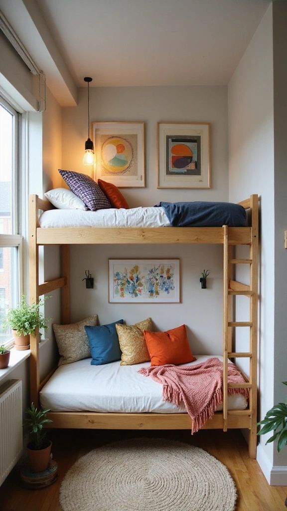 30 Loft Beds for Small Rooms That Will Maximize Your Space Like Never Before! - 11. Futon Loft Bed