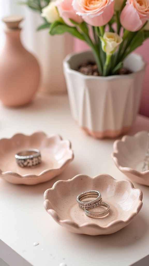 52 Stunning Ceramic DIY Inspo Ideas That Will Transform Your Home! - 10. Clay Jewelry Dishes