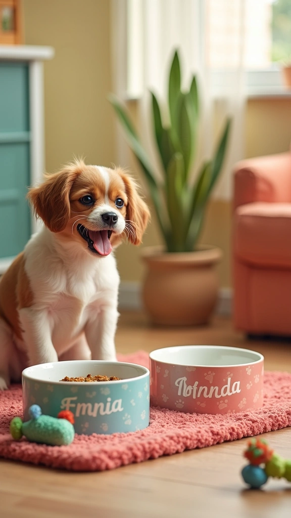 52 Stunning Ceramic DIY Inspo Ideas That Will Transform Your Home! - 11. Personalized Pet Bowls