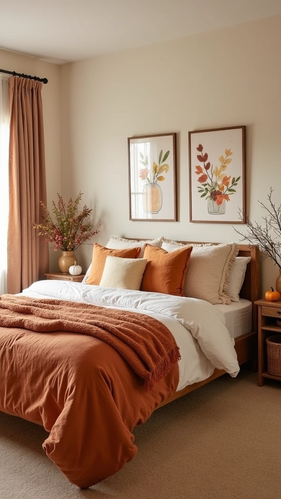 Step into Style: 15 Inspiring Color Drenching Bedroom Ideas You’ll Adore! - 15. Seasonal Transformations