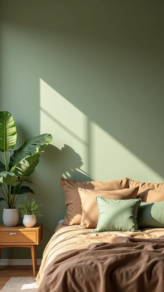 Step into Style: 15 Inspiring Color Drenching Bedroom Ideas You’ll Adore! - 5. Nature-Inspired Hues