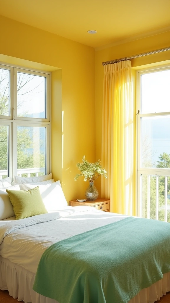 Step into Style: 15 Inspiring Color Drenching Bedroom Ideas You’ll Adore! - 7. Bright and Airy