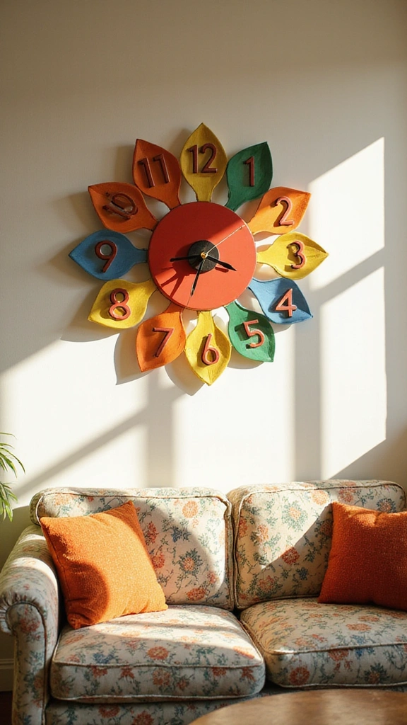 12 Vintage Apartment Aesthetic Ideas That'll Make You Want to Move In Right Now! - 10. Whimsical Wall Clocks
