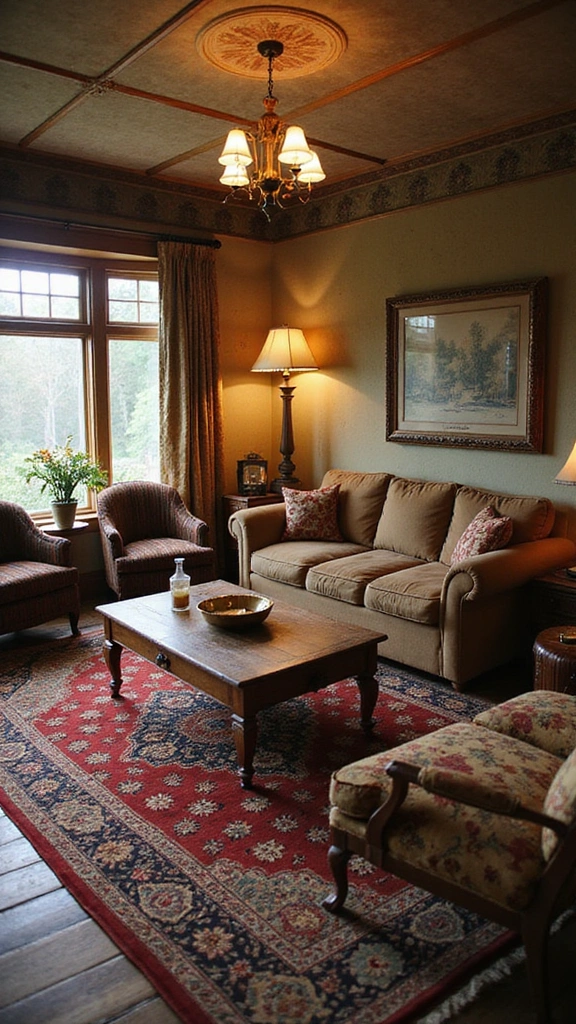 12 Vintage Apartment Aesthetic Ideas That'll Make You Want to Move In Right Now! - 11. Vintage Rugs