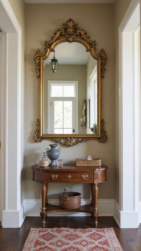 12 Vintage Apartment Aesthetic Ideas That'll Make You Want to Move In Right Now! - 9. Vintage Mirrors