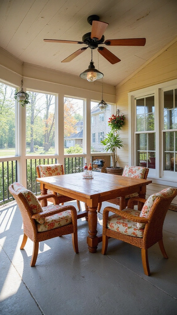 16 Luxury Screened In Porch Ideas That Will Make Your Home Feel Like a Resort! - 12. Family Game Room