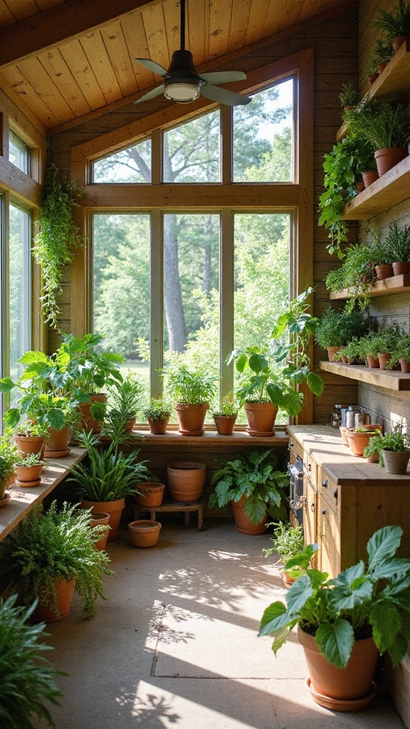 16 Luxury Screened In Porch Ideas That Will Make Your Home Feel Like a Resort! - 9. Gardening Haven