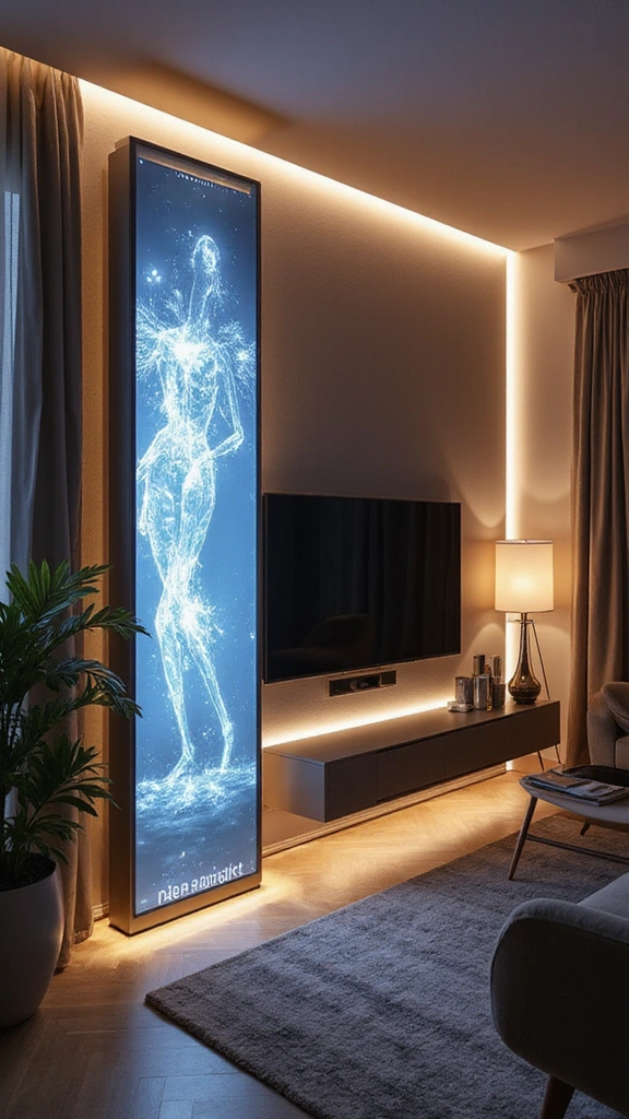 16 Modern Privacy Screens That Will Make Your Home Look Like a Design Magazine! (Don’t Miss #2!) - 11. The Smart Tech Divider