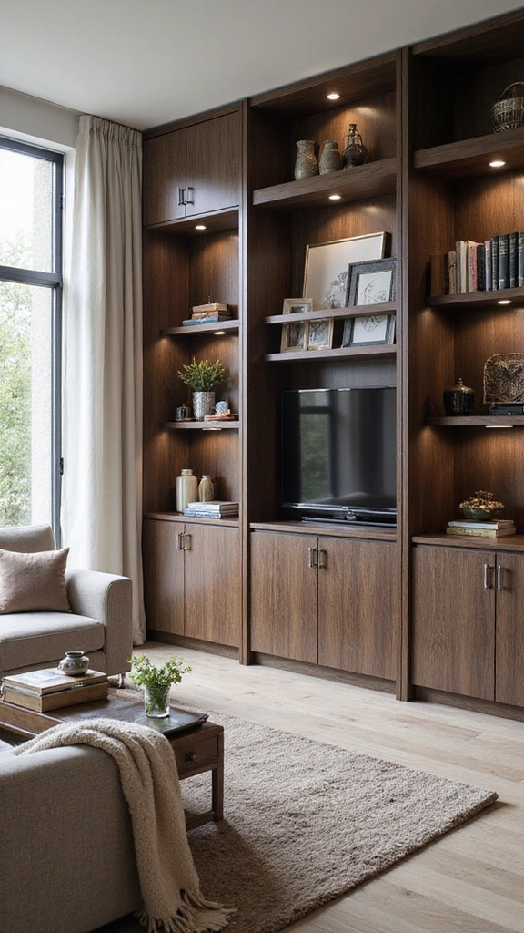 16 Modern Privacy Screens That Will Make Your Home Look Like a Design Magazine! (Don’t Miss #2!) - 12. The Elegant Screen with Built-In Storage