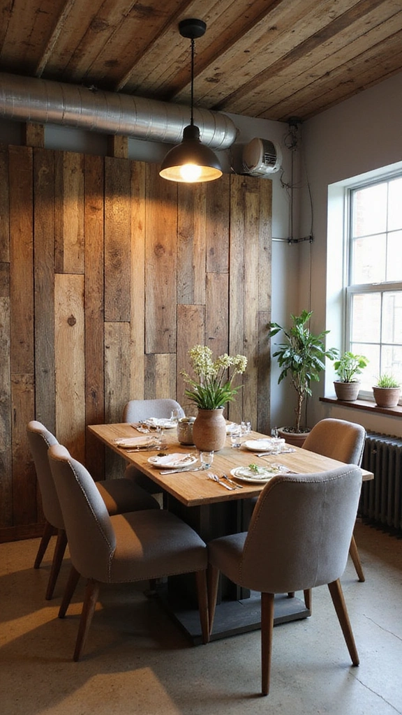 16 Modern Privacy Screens That Will Make Your Home Look Like a Design Magazine! (Don’t Miss #2!) - 14. The Rustic Reclaimed Wood Screen