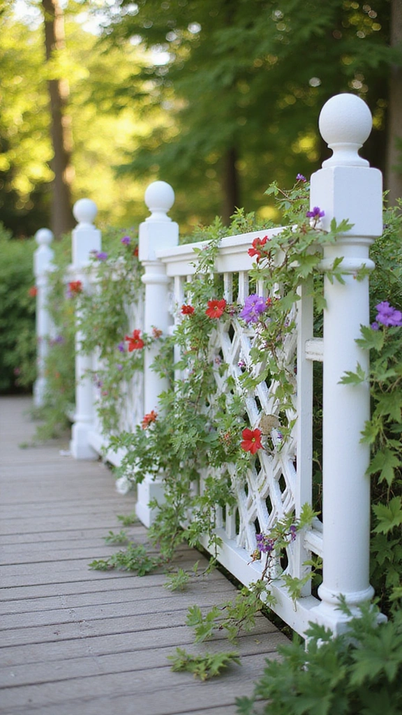 21 Creative Deck Skirting Designs That Will Elevate Your Outdoor Vibe (#5 Is a Game Changer!) - 1. Lattice Perfection