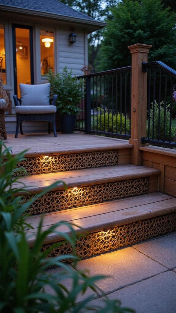 21 Creative Deck Skirting Designs That Will Elevate Your Outdoor Vibe (#5 Is a Game Changer!) - 11. Decorative Metal Grilles